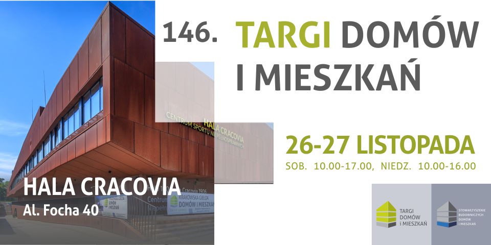 26-27.11.2022, Targi Domów i Mieszkań w Krakowie